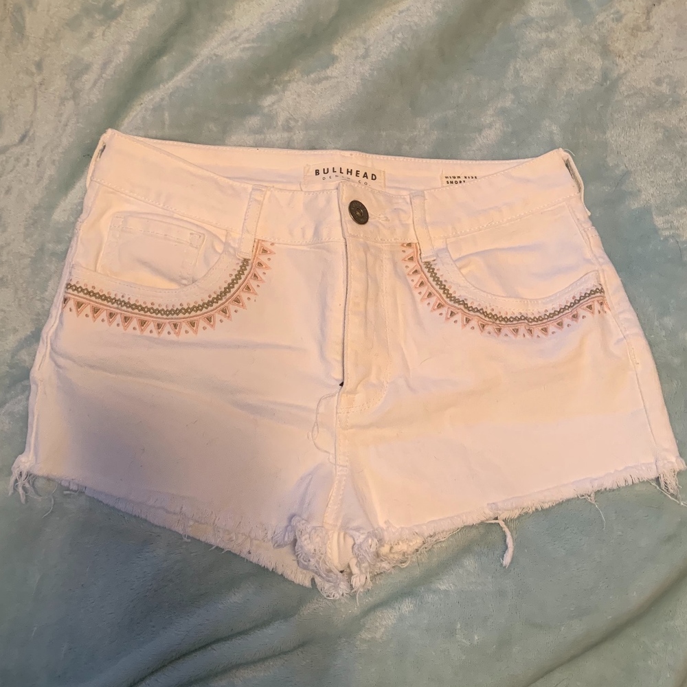 Pacsun Bullhead Aztec Embroidered Shorts